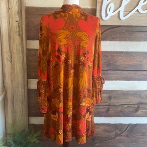 Free People 70’s Floral Dress
